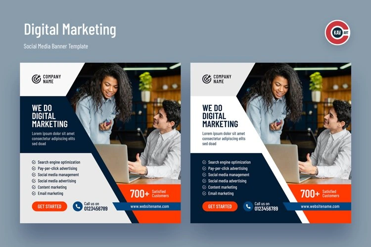 Premium Business Banner Bundle: 50+ Professional Templates for Social Media & Branding – Instant Digital Download