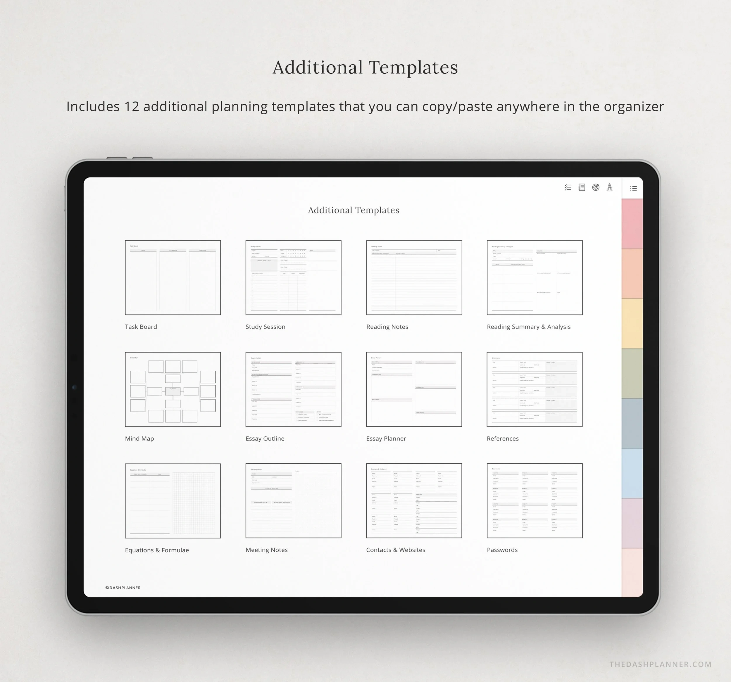 Ultimate Student Success Bundle: All-in-One Digital Planner, Study Templates & Academic Organizer – Instant Download