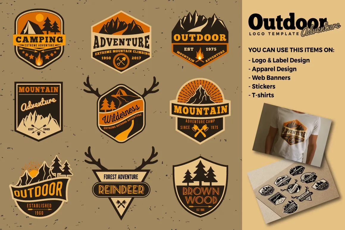 Infinit Outdoor Design Bundle: Premium Adventure Graphics, Logos & Vector Templates – Instant Digital Download