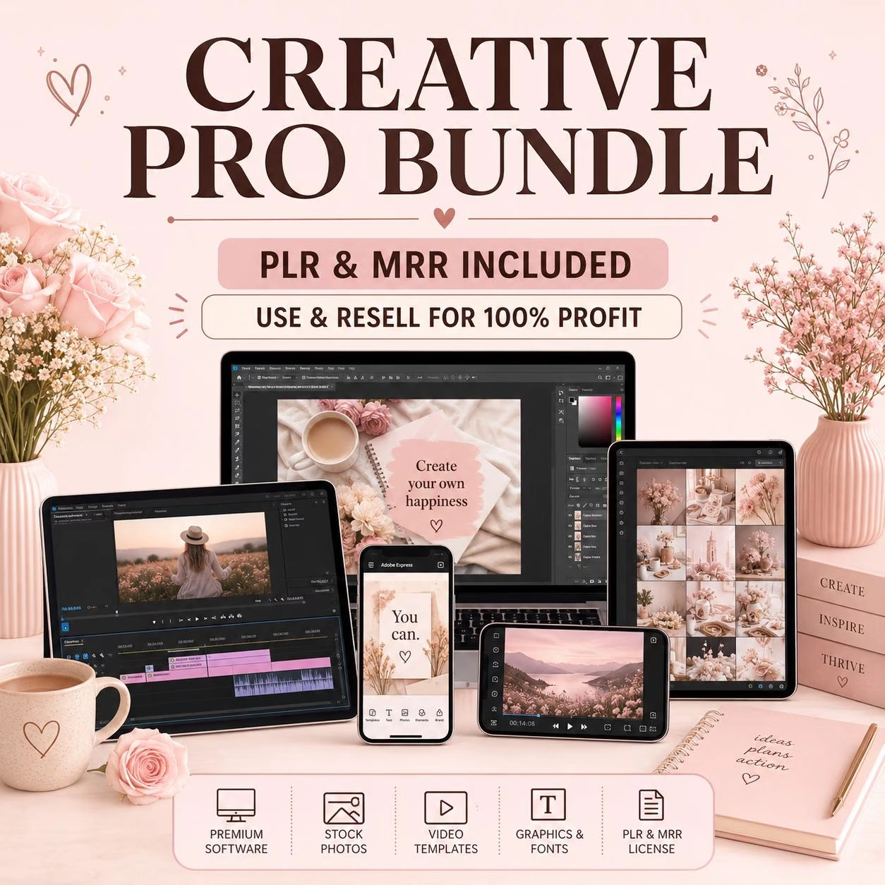 SERIES Digital Assets Bundle: The Ultimate Professional Template Kit for Limitless Creative Projects (Instant Download)