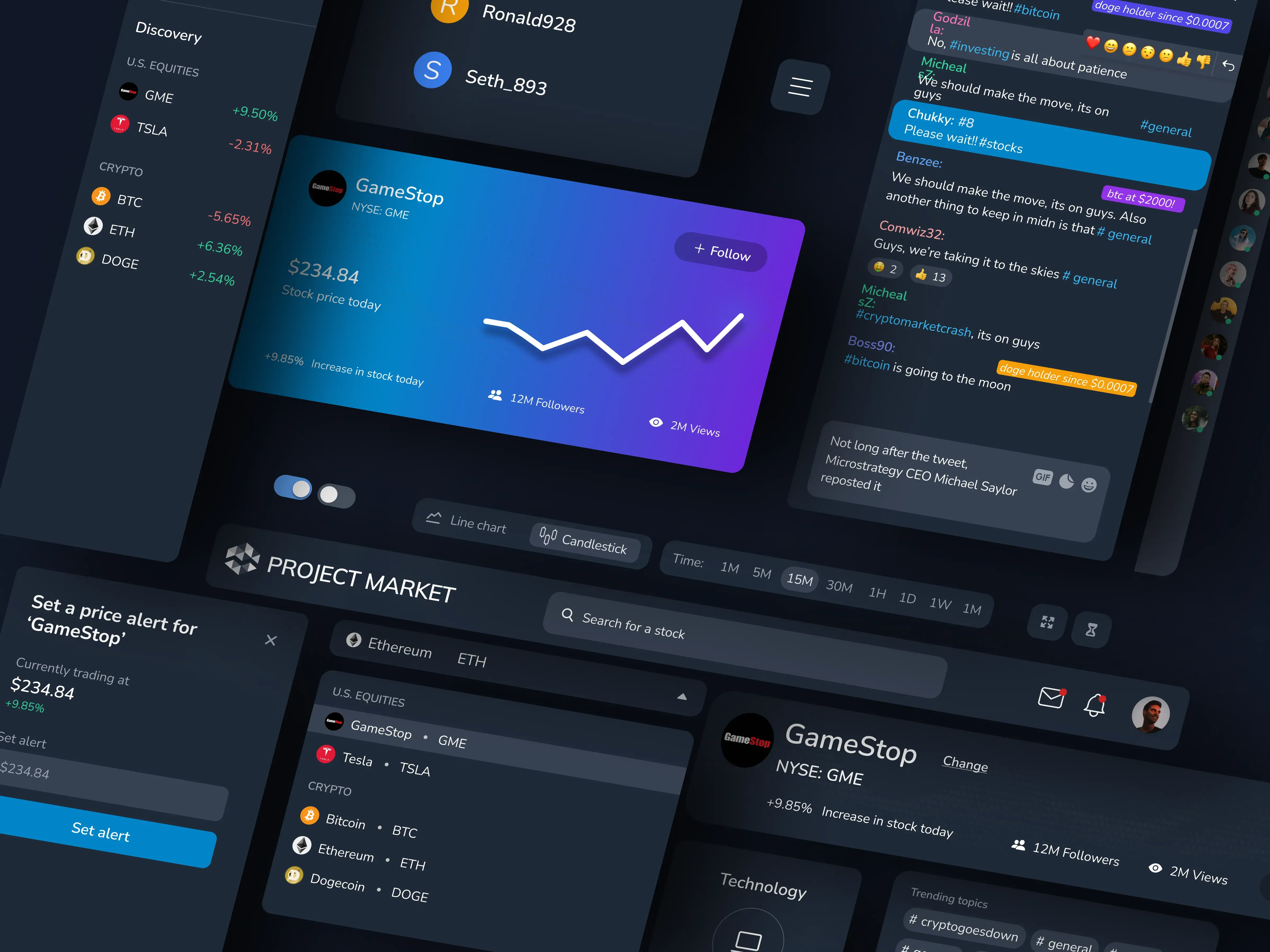 Burger Menu Vertical UI Kit: High-Conversion Navigation Templates for Web & App Design (Digital Download)