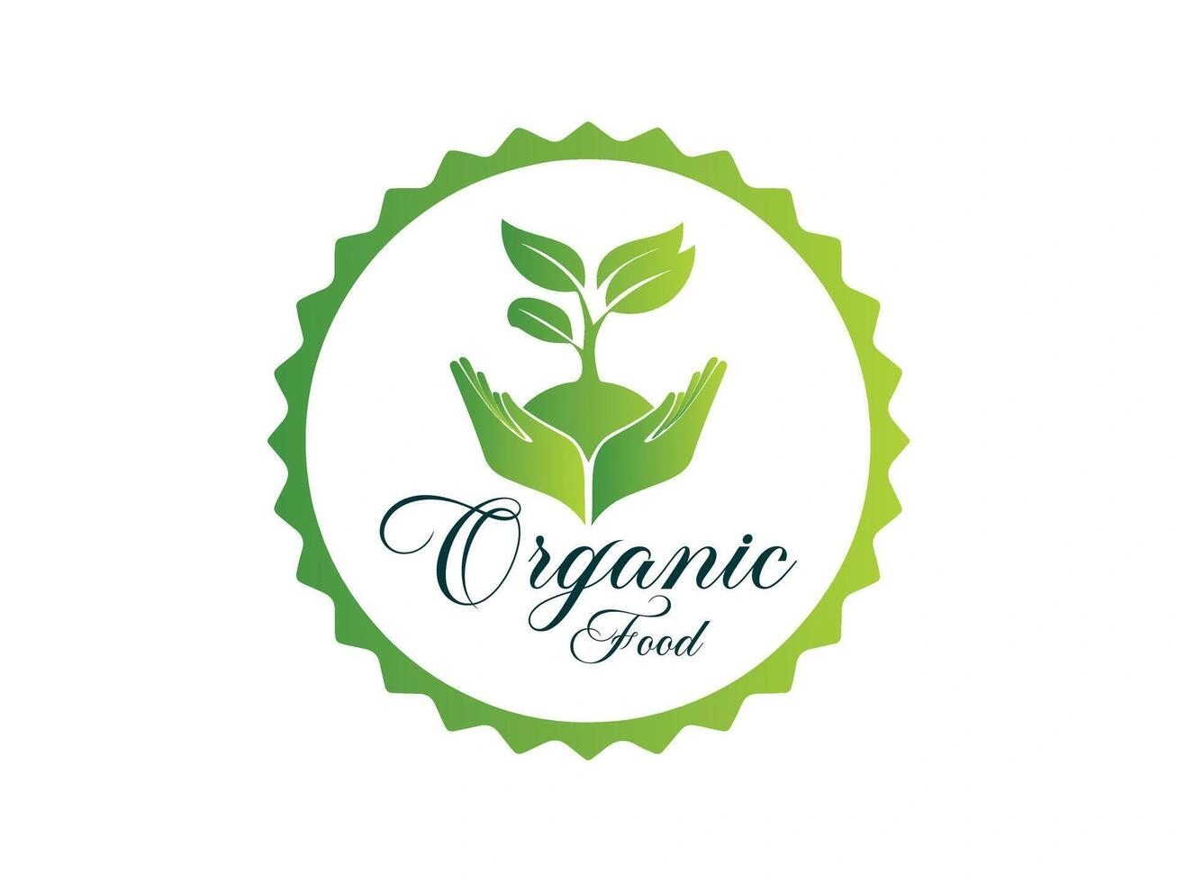 Organic Food Branding Bundle: Premium Logo, Social Media Templates & Icons | Editable Digital Download Kit