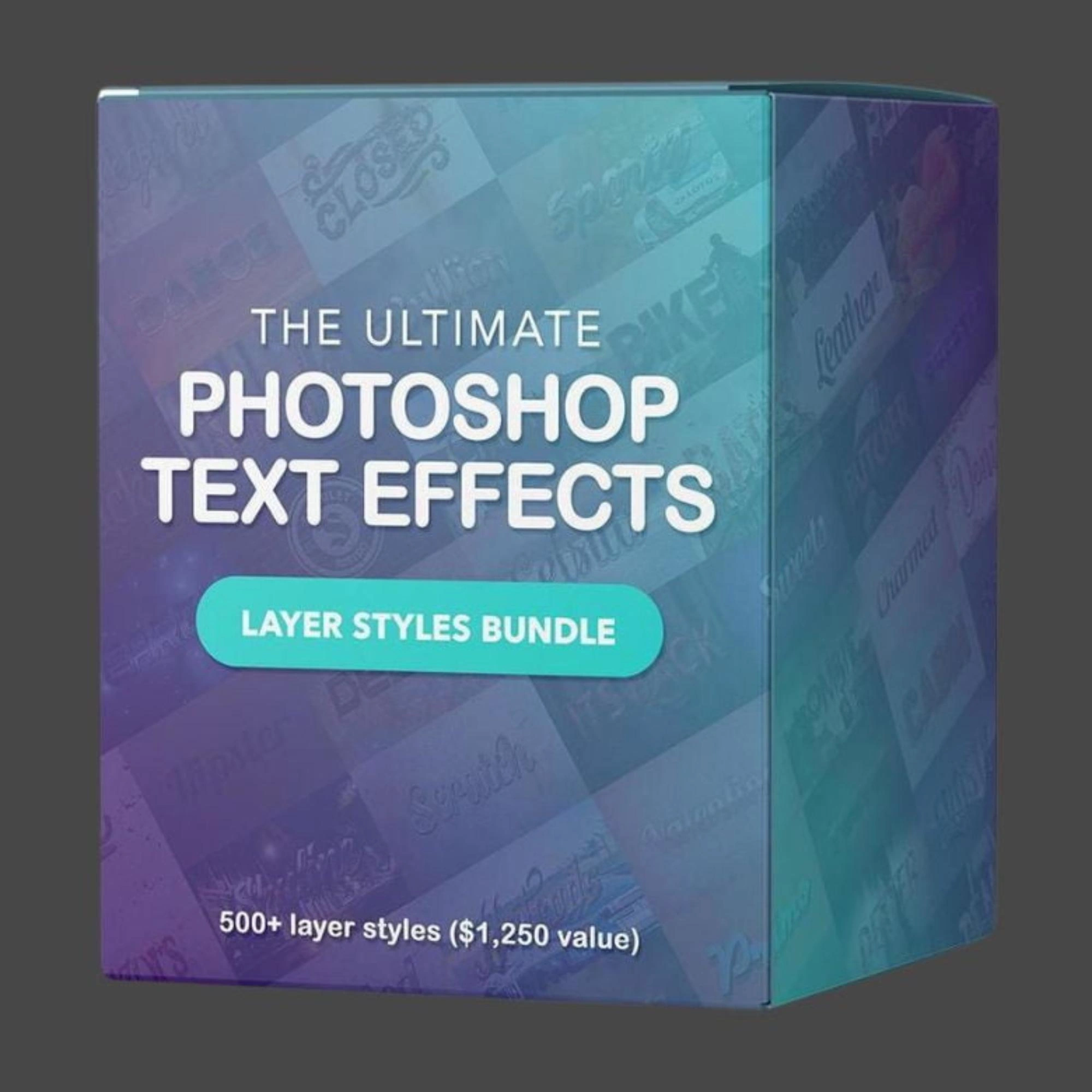 Text Effects 9: Ultimate Retro & Modern Graphic Style Bundle – Professional Adobe Photoshop Layer Styles Digital Download