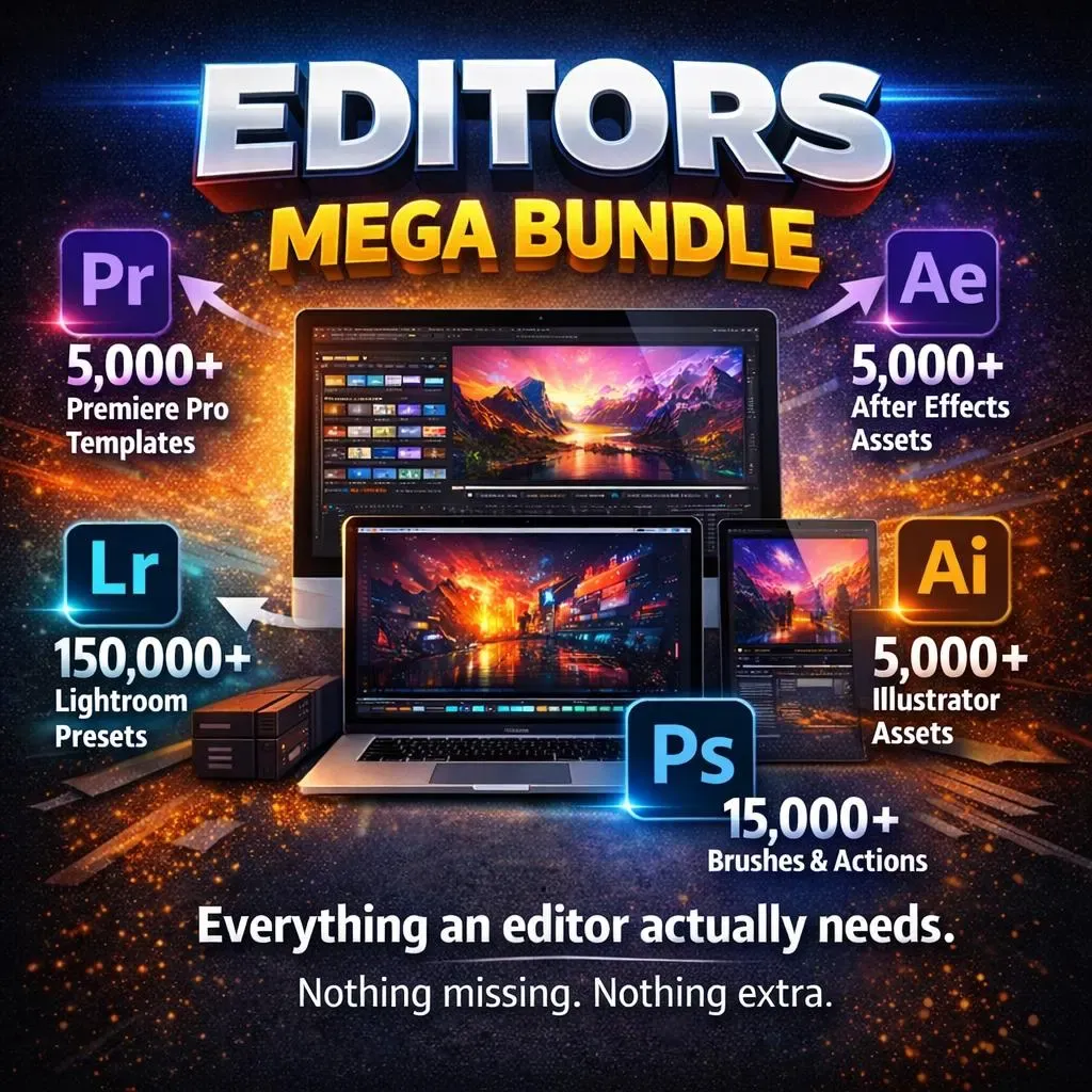 Cyberpunk V3 After Effects Template Bundle | Ultra-Modern Glitch & Neon Motion Graphics Pack | Digital Download