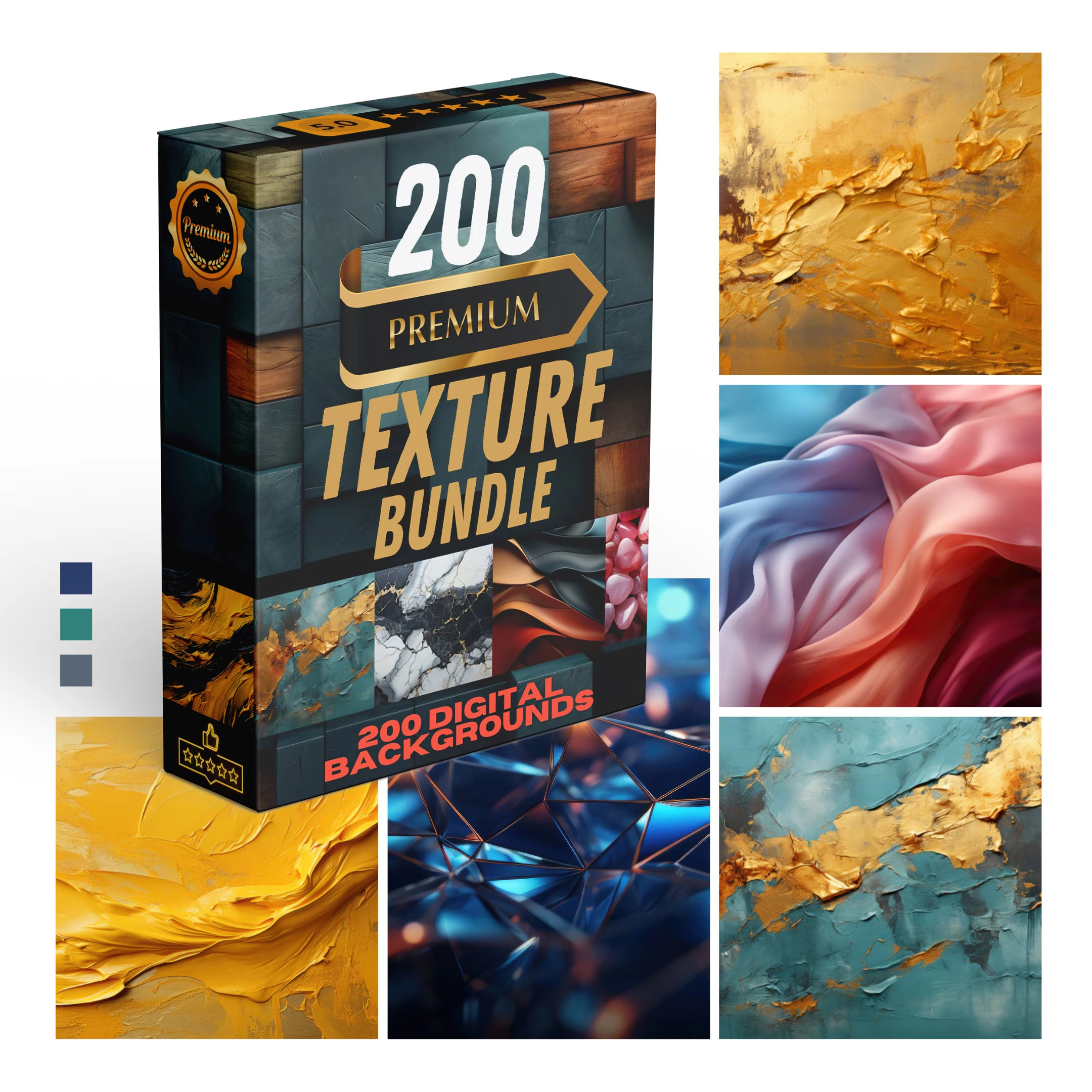 Ultimate Nature Digital Asset Bundle: 500+ Premium Textures, Overlays & Backgrounds – Instant Professional Download