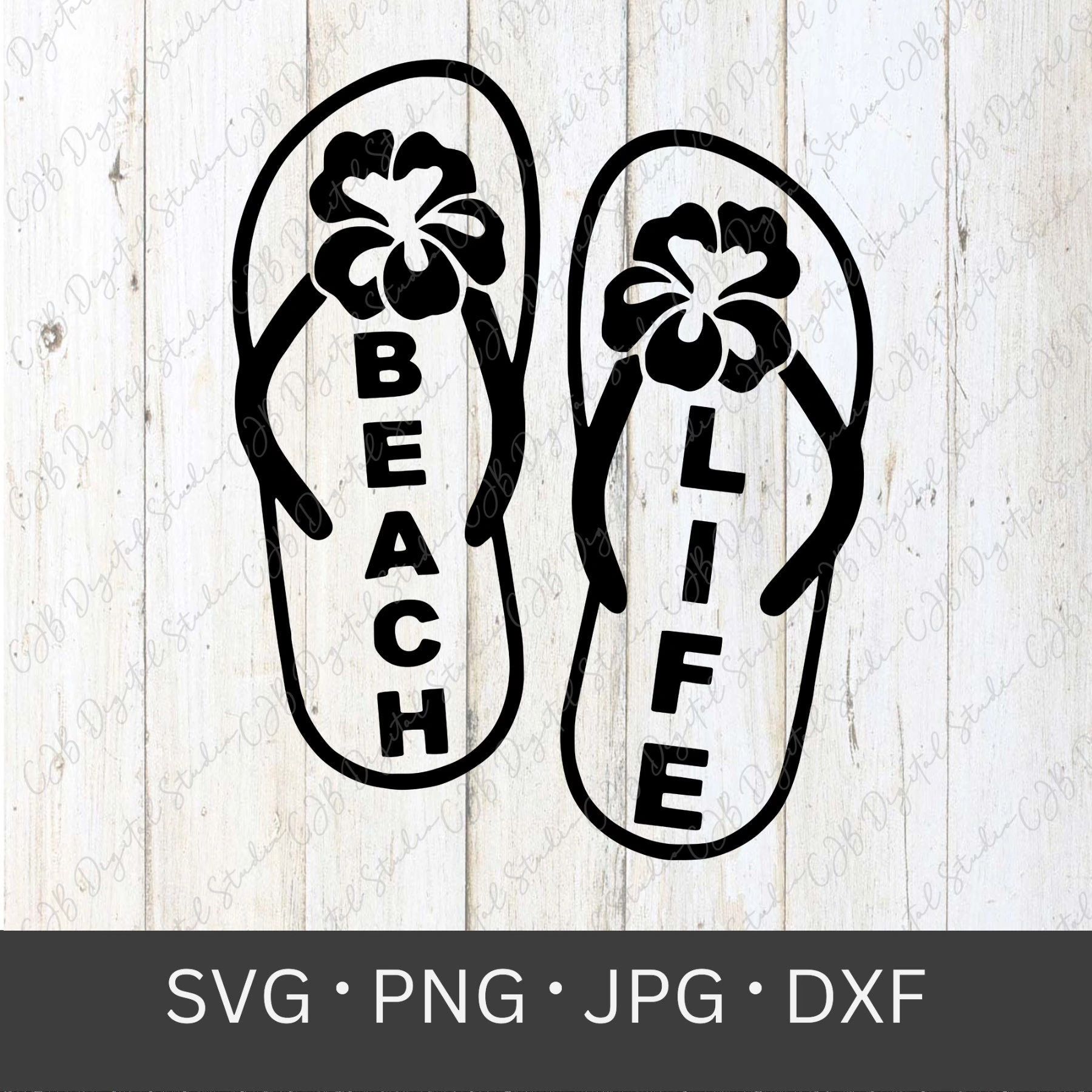 Ultimate Flip-Flop SVG Bundle: 50+ Summer Beach Designs for Cricut & Silhouette – Instant Digital Download Template