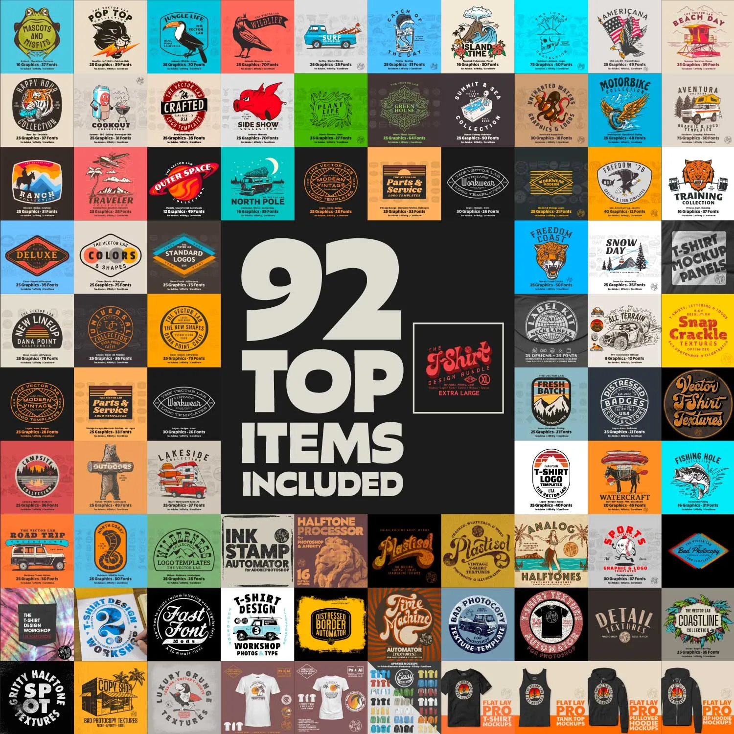 30 Magnificent T-Shirt Designs Bundle: Premium Apparel Graphic Templates – Instant Digital Download