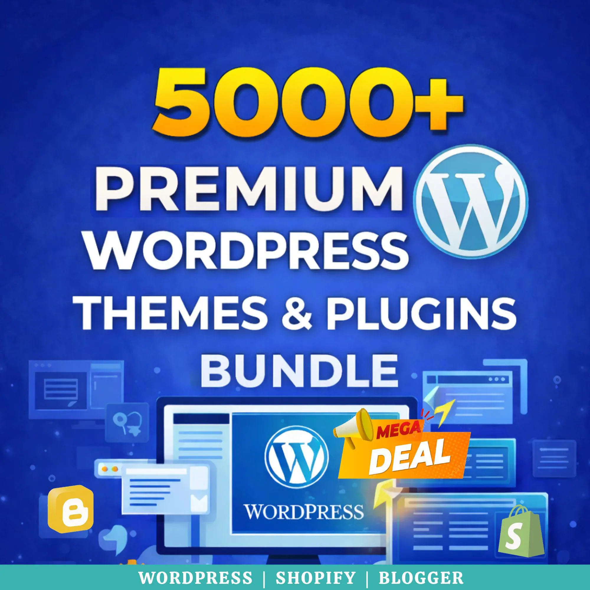 Ultimate WordPress Premium Plugins & Themes Bundle – 500+ Professional Templates & Tools for Instant Site Growth (Digital Download)