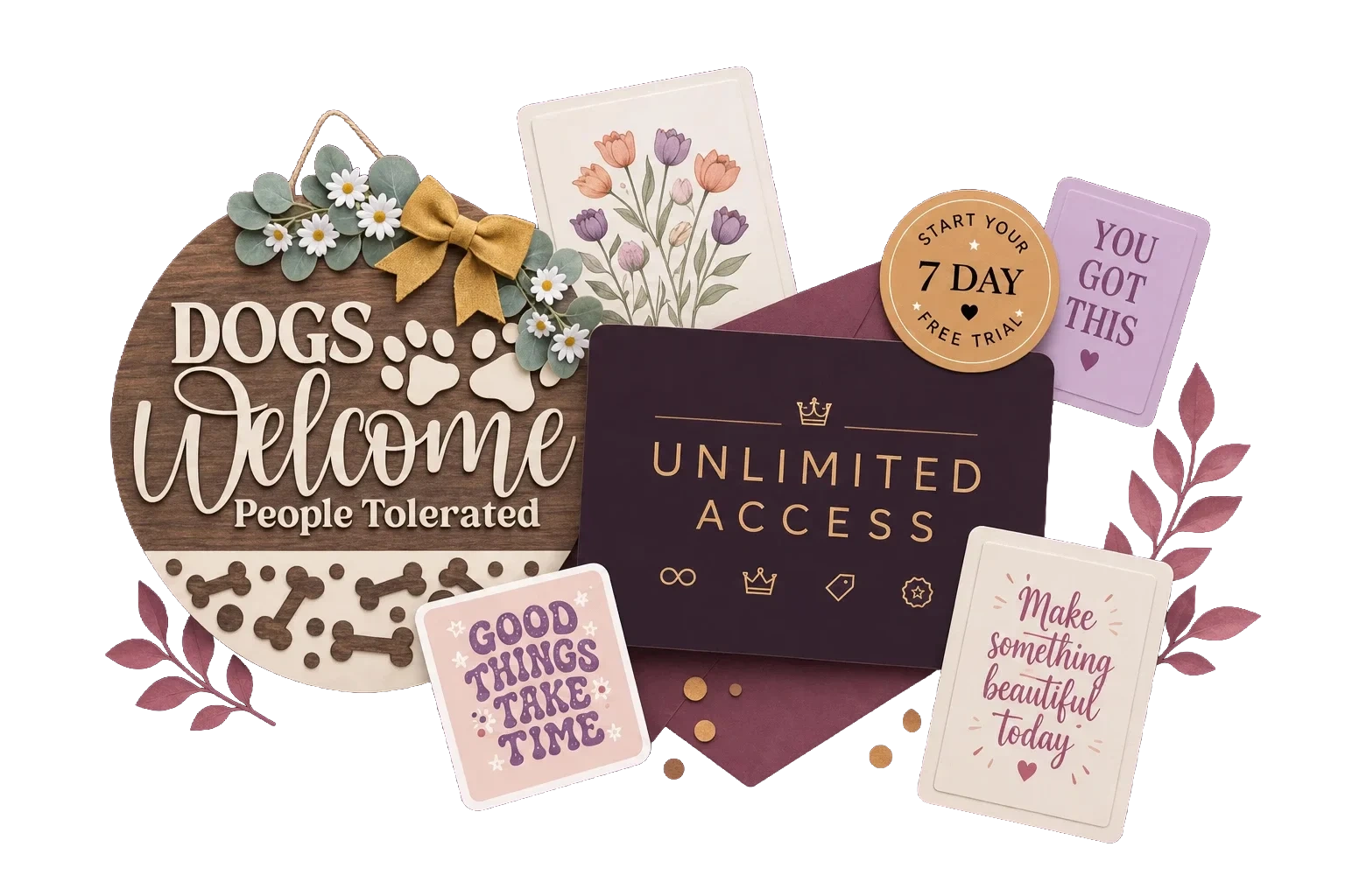 Triples Frills Design Bundle: Premium Digital Assets, SVGs & Templates for Creative Projects