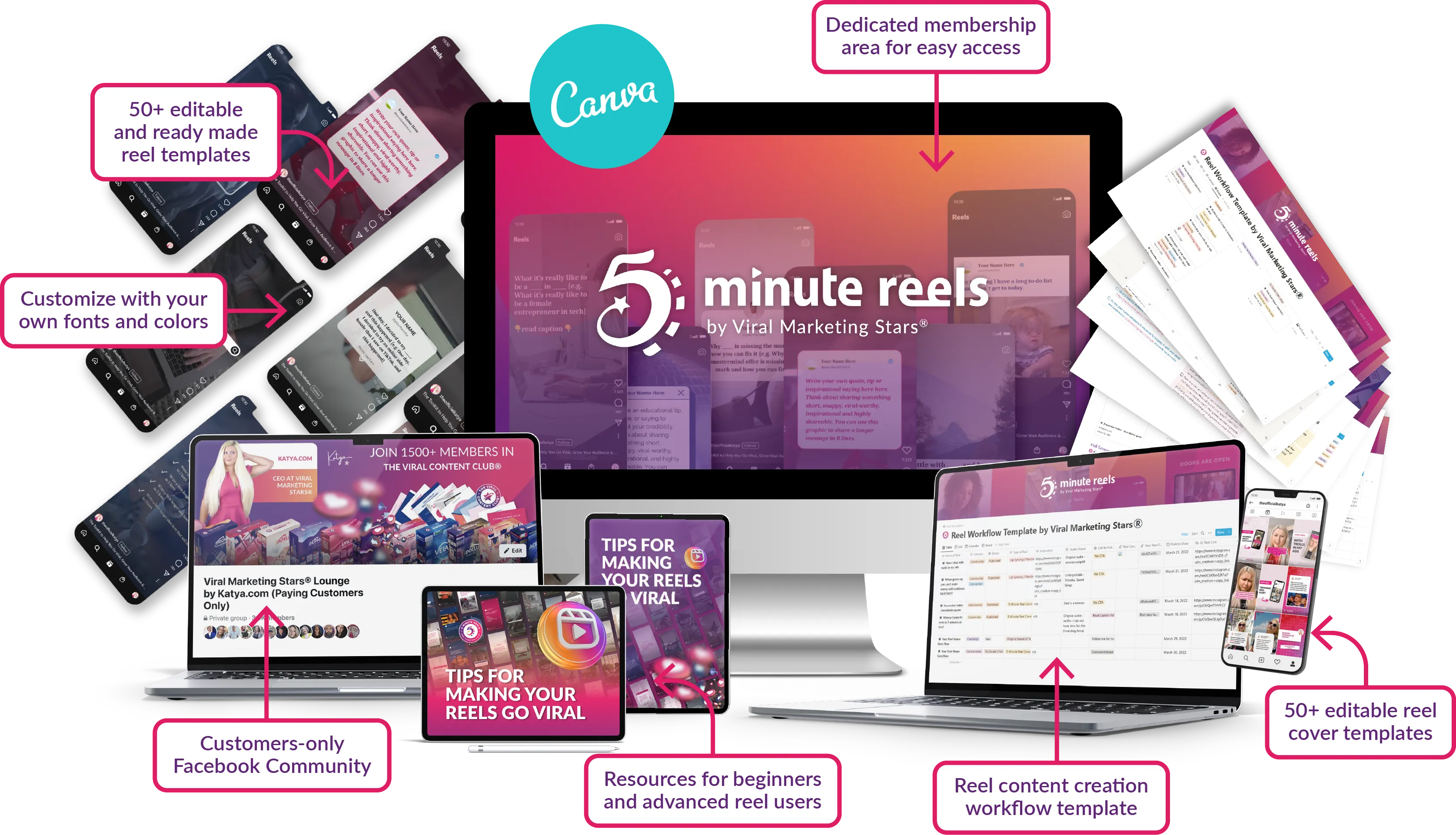 300+ Viral Instagram Reels Bundle: Done-For-You Content Templates for Massive Growth – Instant Digital Download