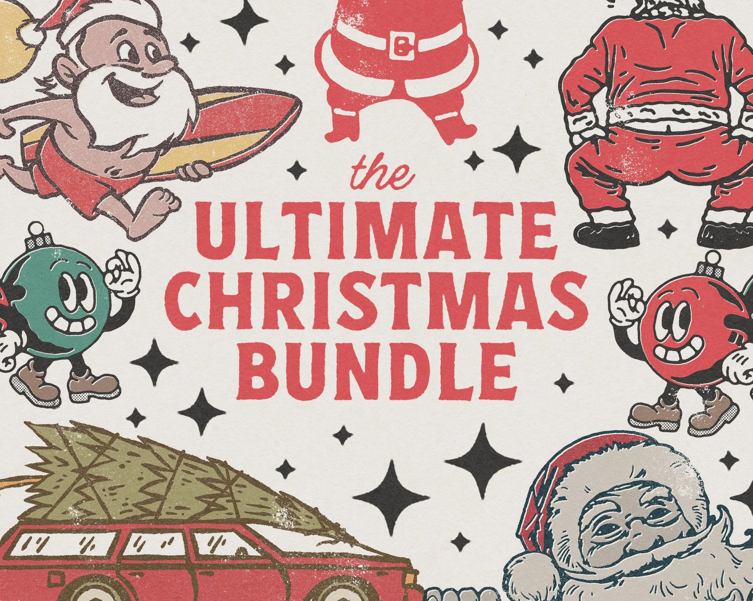 Ultimate Christmas PNG Bundle: 100+ High-Quality Festive Graphics for Holiday DIY Projects – Instant Digital Download
