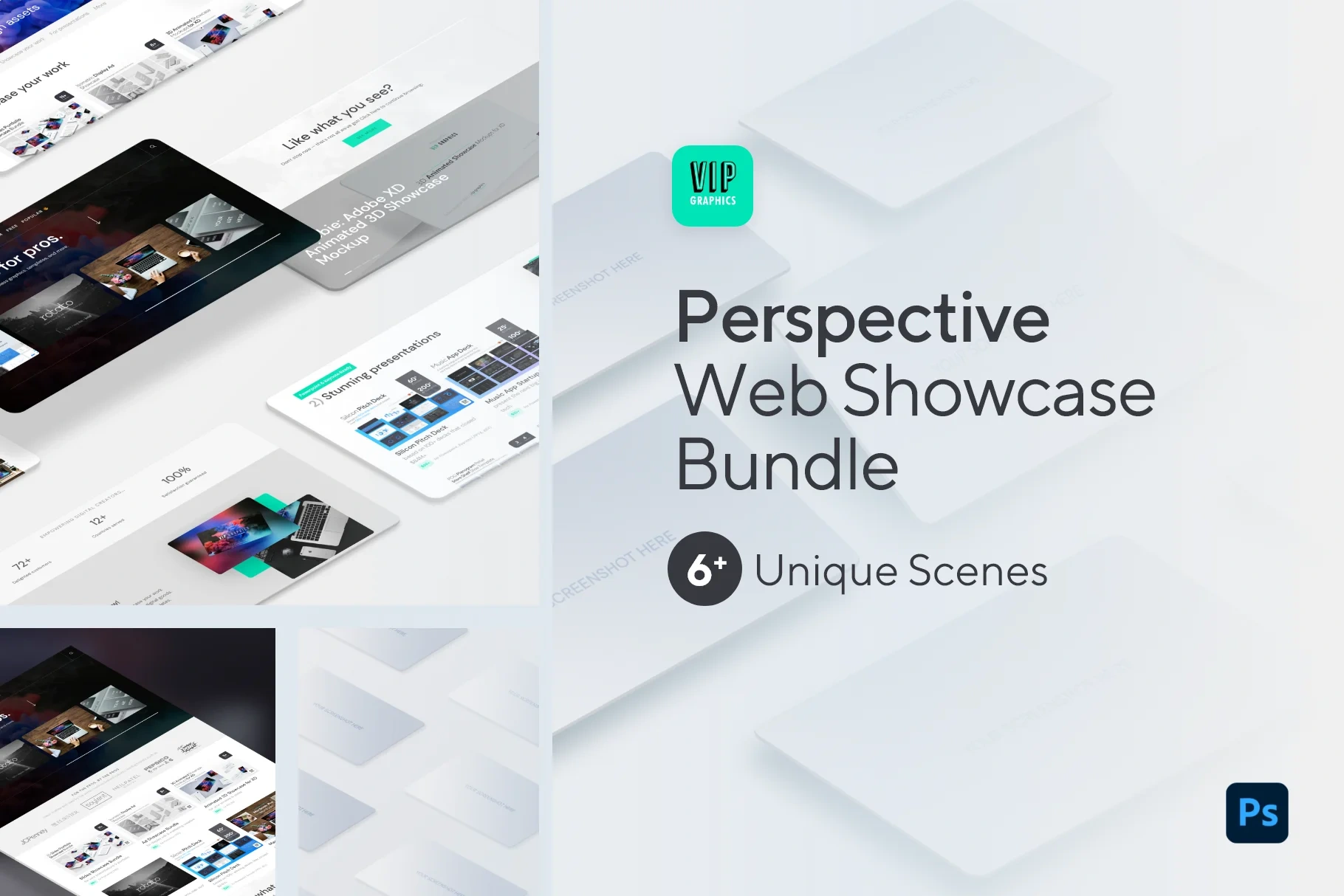 Ultimate Photoshop Scenes Bundle: Professional Mockup Templates for Stunning Digital Presentations (Instant Download)