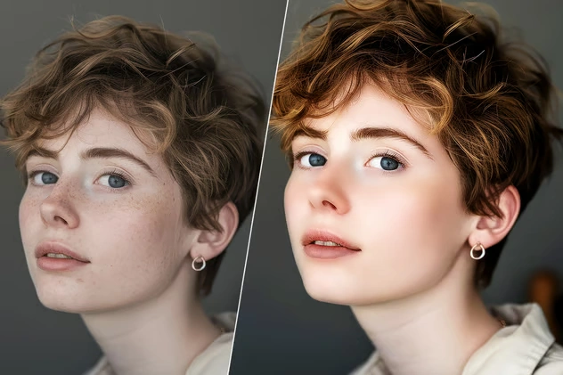 Smooth Skin Effects Bundle: Professional Photoshop Retouching Actions & Skin Texture Presets – Instant Digital Download