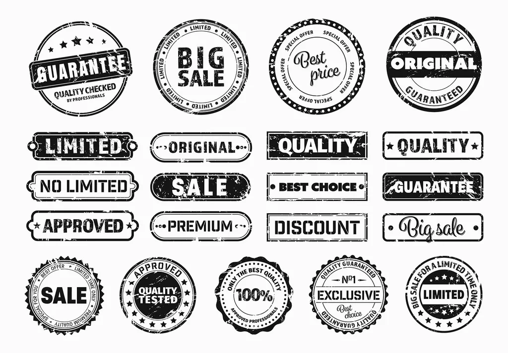 Vintage Stamp & Label Creator Bundle: 100+ Professional Design Assets, PNG & Vector Templates – Instant Digital Download
