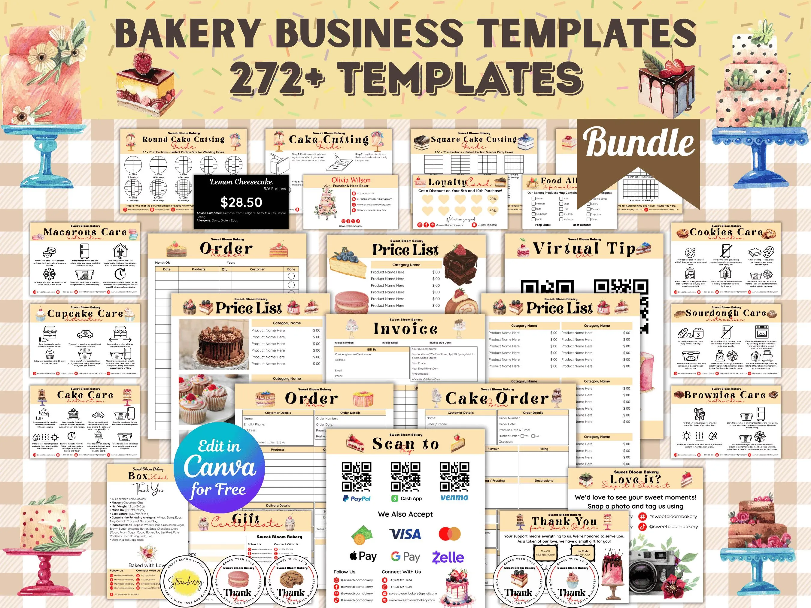 Bakeco Home Branding Bundle: Professional Interior Design Templates & Digital Assets Kit