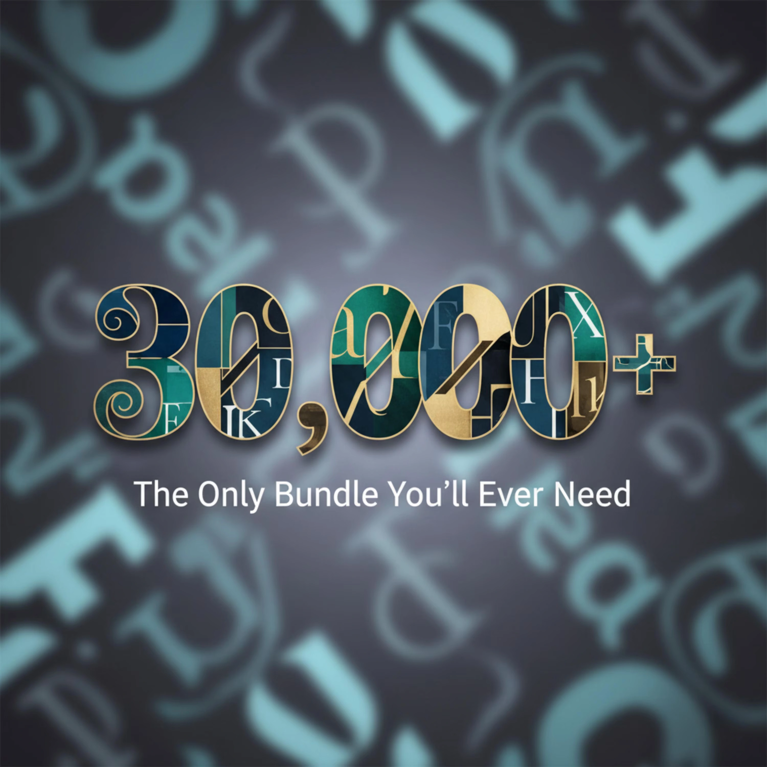 The Ultimate 30,000 Font Bundle: Massive Commercial Use Typography Collection for Designers – Instant Digital Download