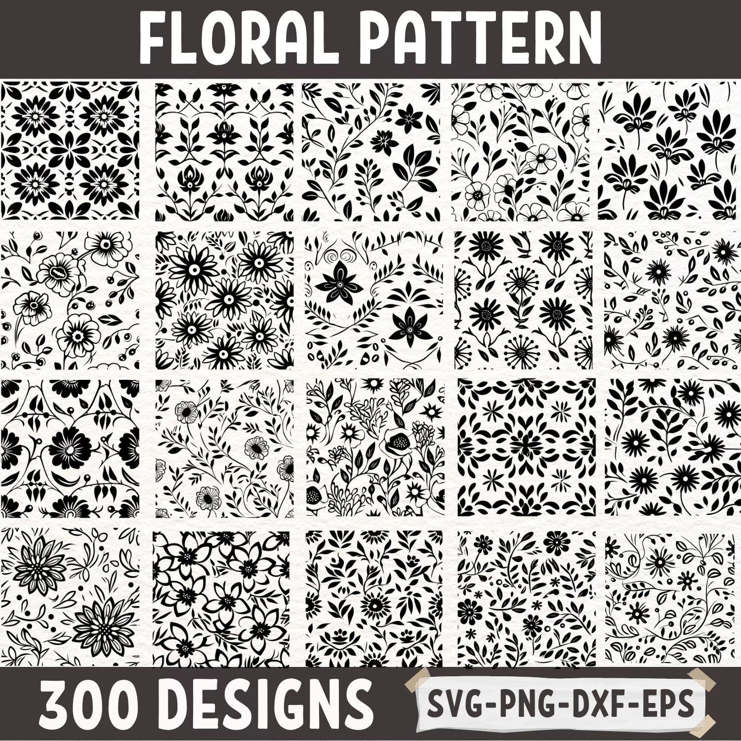 Ultimate Floral Design Bundle: 100+ Hand-Drawn Elements, SVGs & Patterns – Premium Digital Download for Professional Creatives
