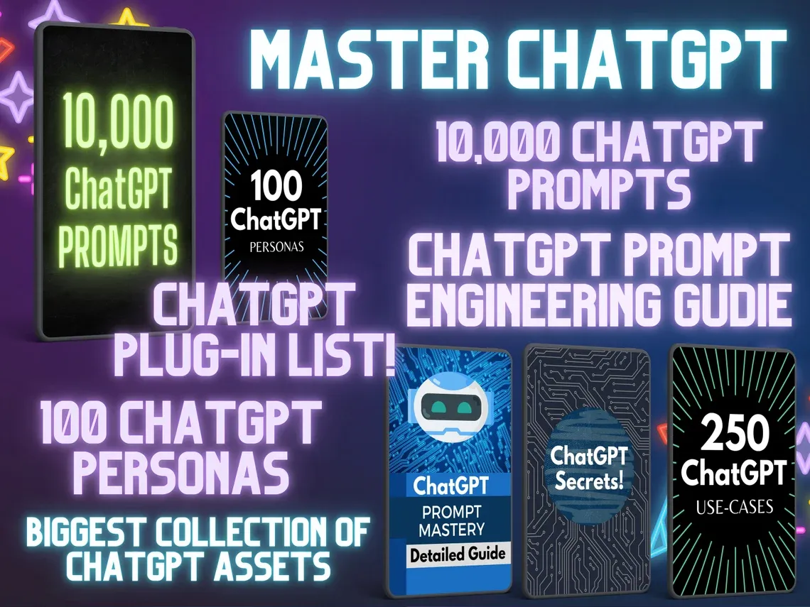 15,000+ Ultimate ChatGPT Prompt Bundle: The All-in-One AI Productivity Toolkit – Instant Digital Download