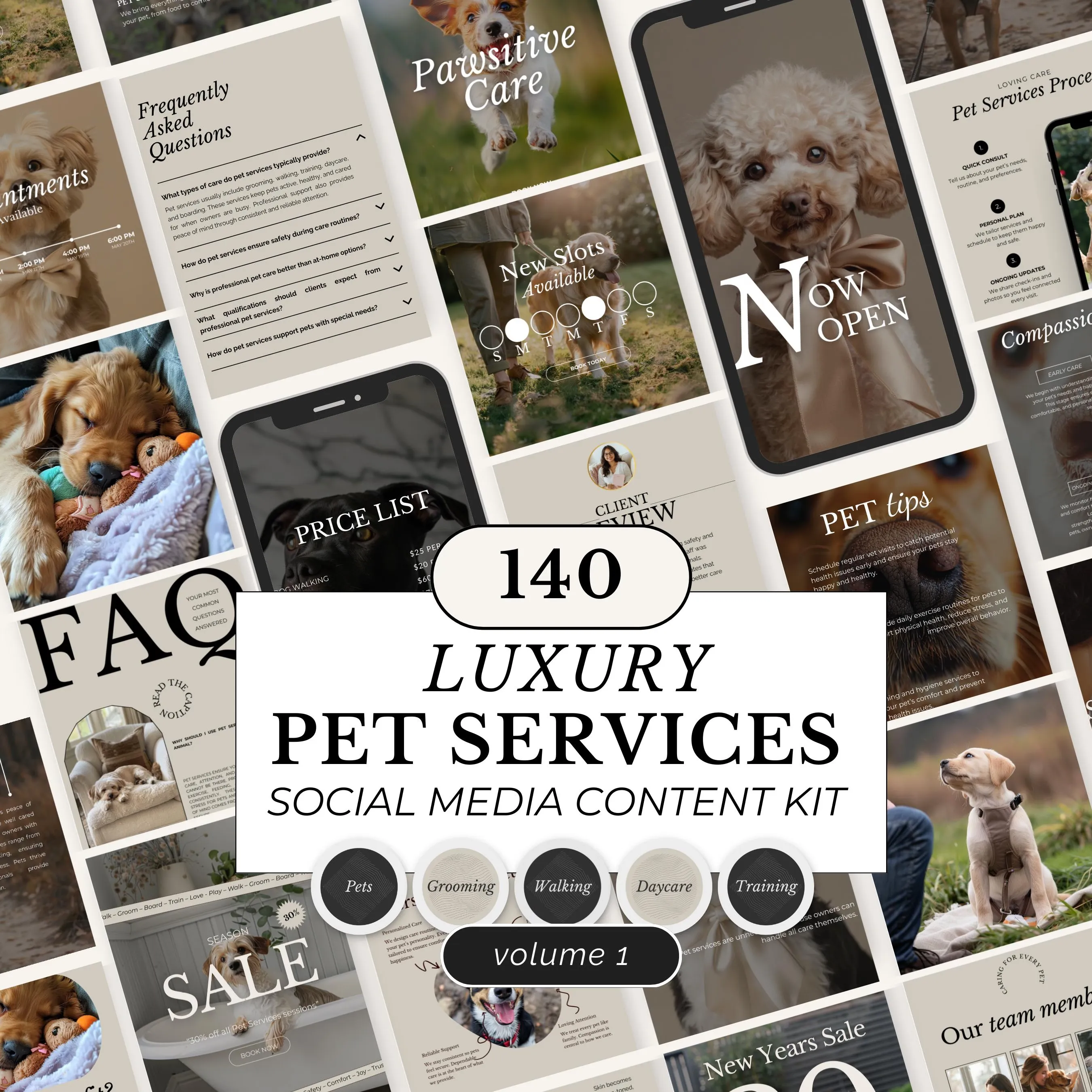 Miupet Home Branding Kit: Premium Digital Template Bundle for Modern Pet Businesses & Creative Professionals