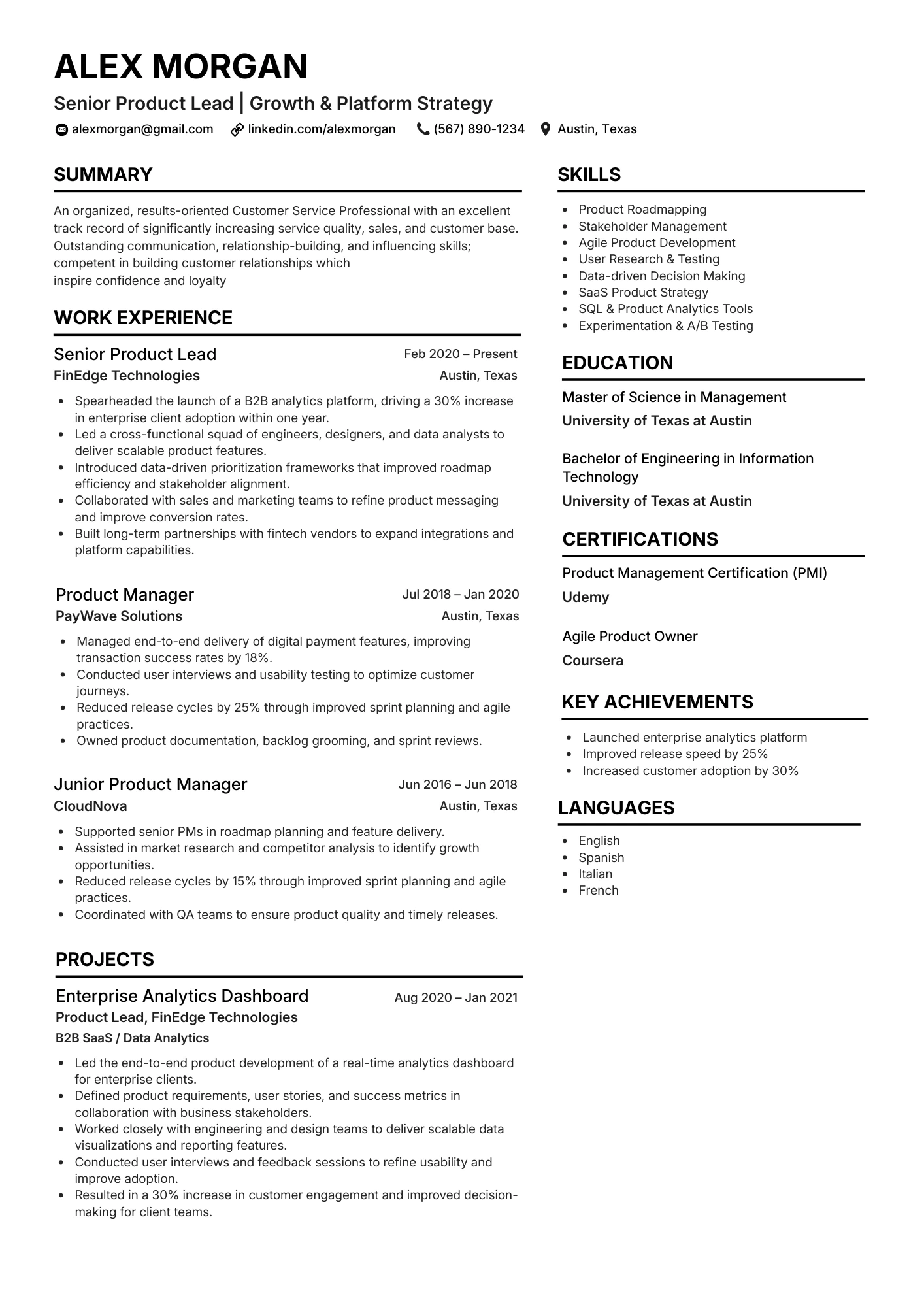 Professional CV Resume Template Vol. 26 – Modern, ATS-Friendly Digital Download Bundle for Career Success