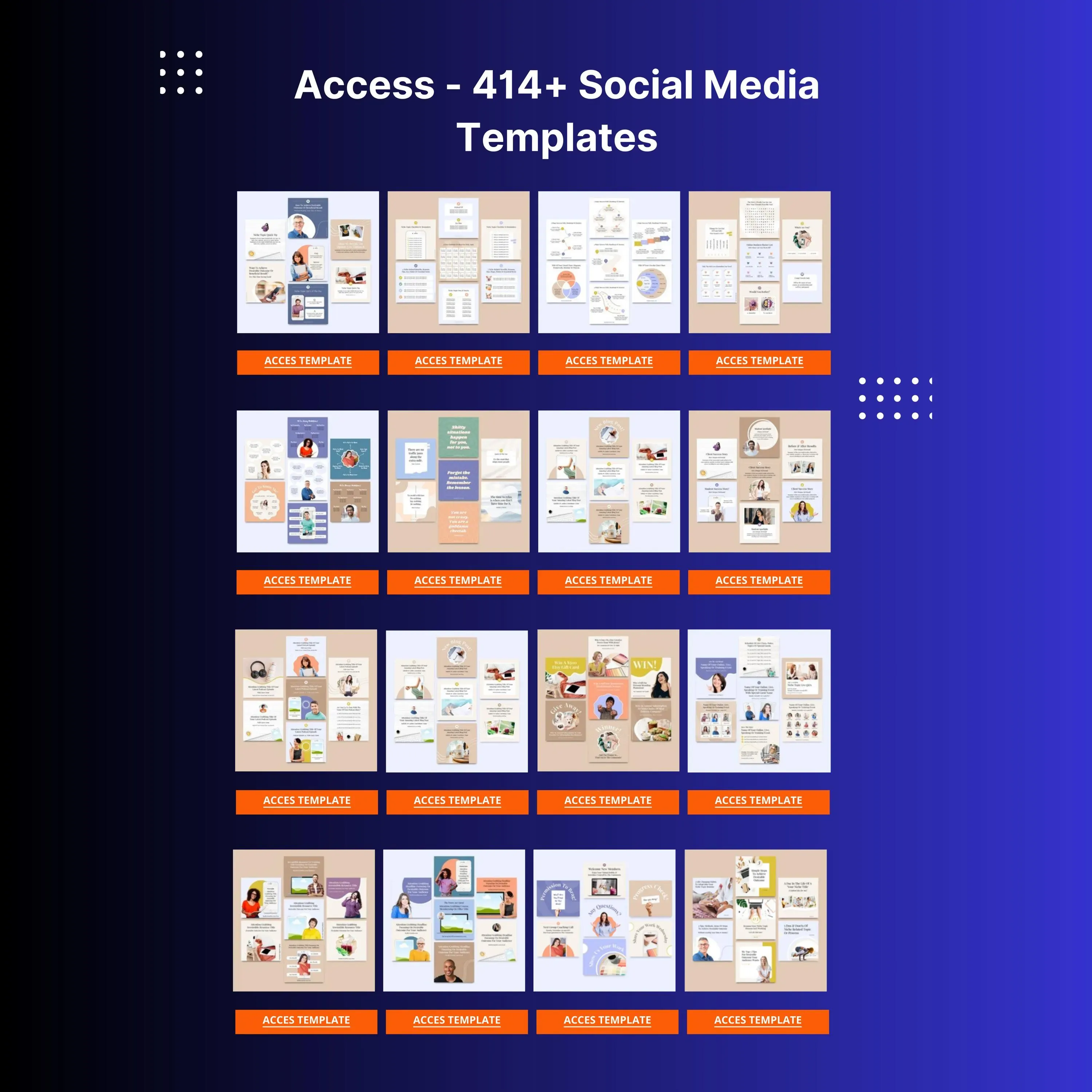 Canva Template Bundle Part 1: Professional Editable Designs for Social Media – Instant Digital Download & Branding Kit