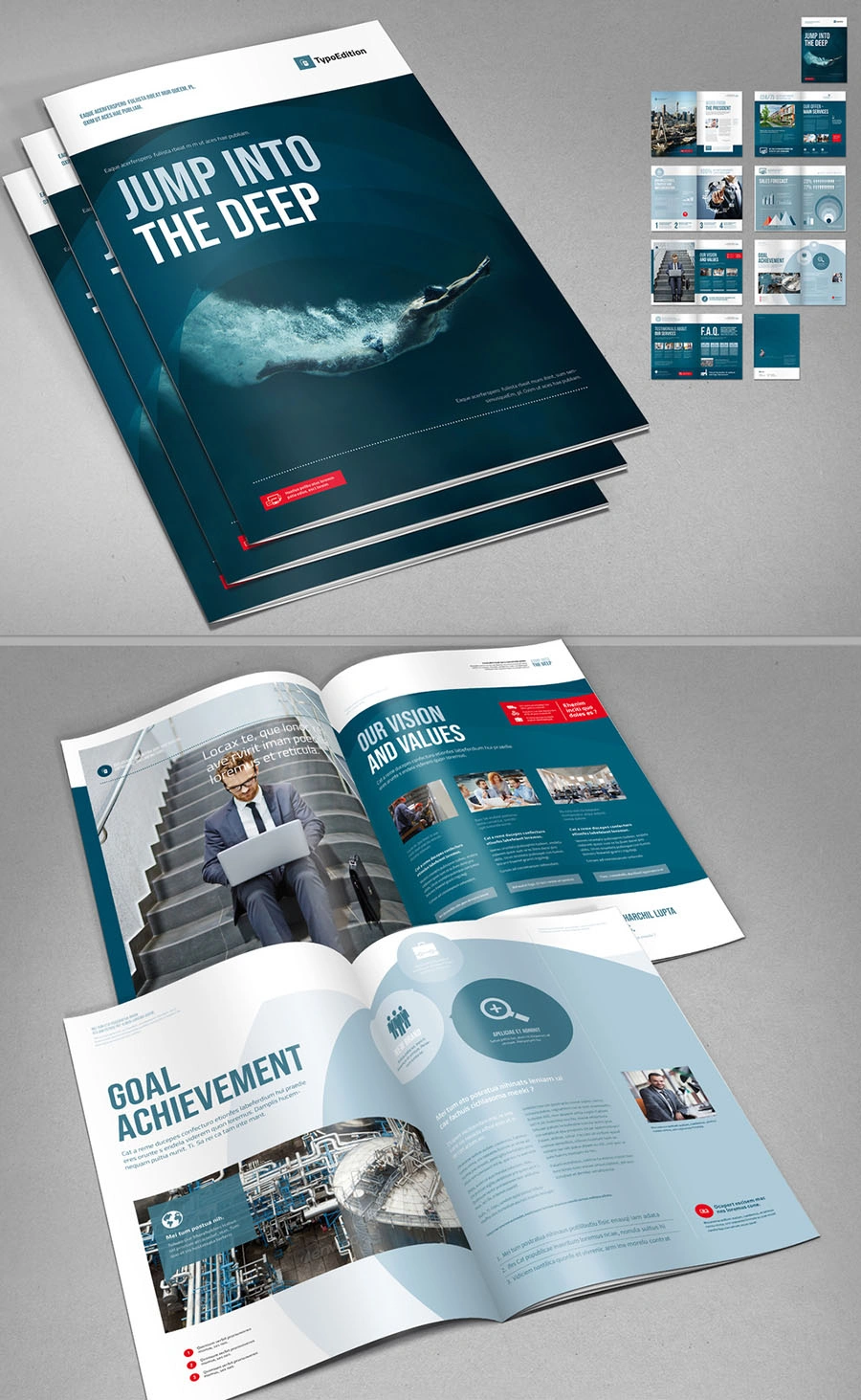 Ultimate Professional Brochure Template Bundle – Modern Editable Layouts for Instant Download