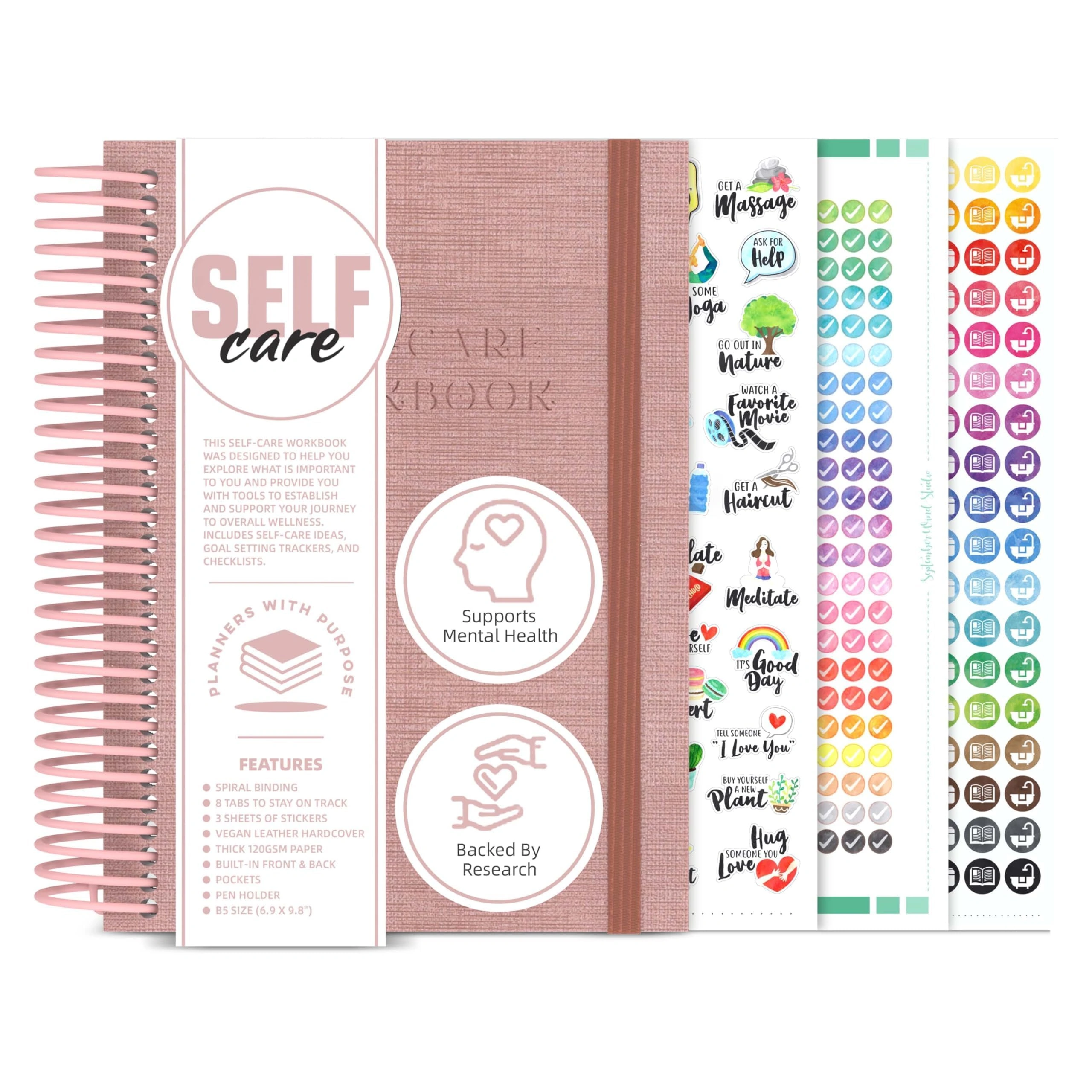 Self-Love Workbook & Guided Journal: 50+ Page Digital Template Bundle for Mindful Healing and Personal Growth (Instant Download)