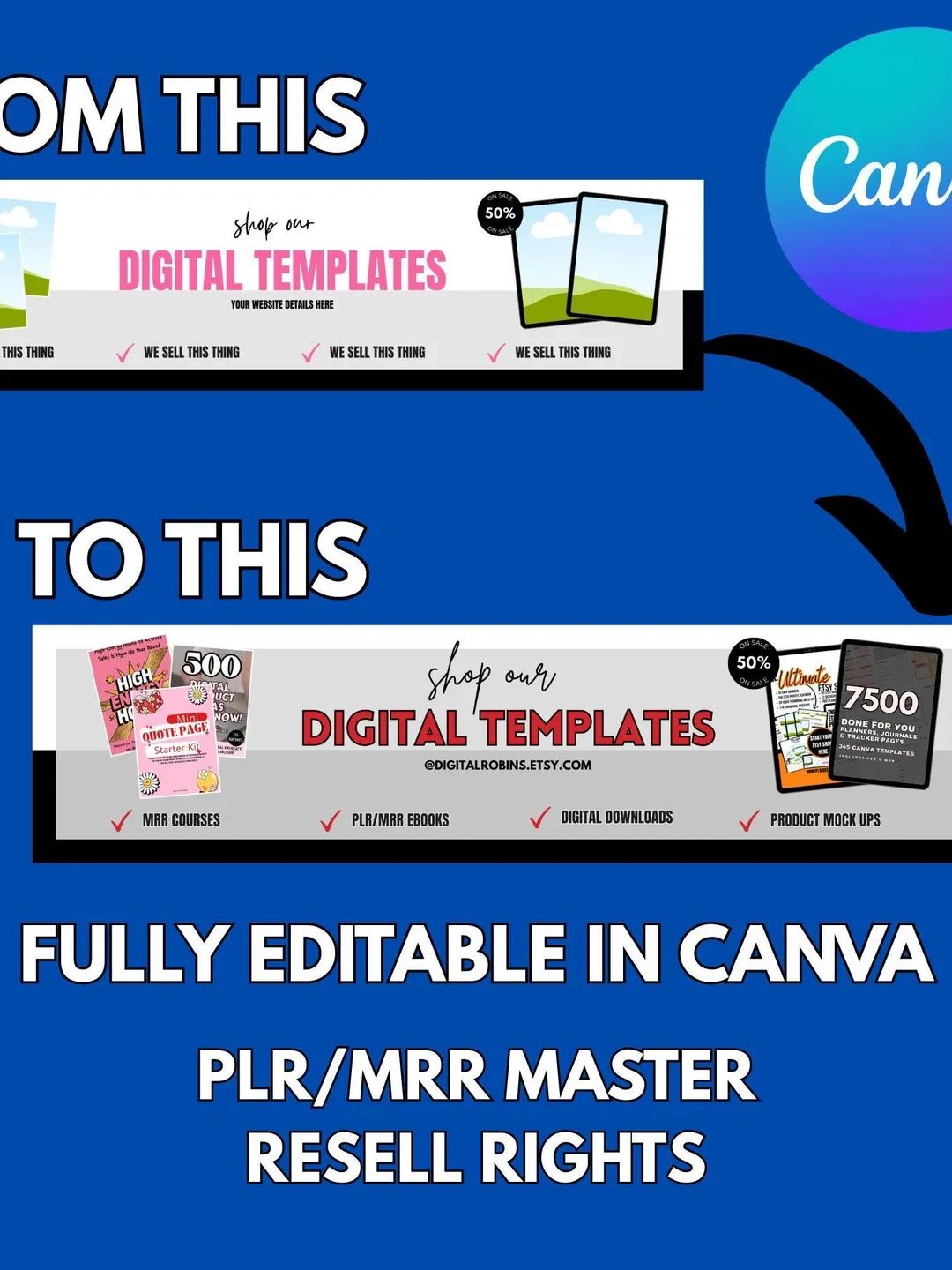 Ultimate Banner Design Bundle: 500+ Professional Digital Templates for Social Media & Web – Instant Download