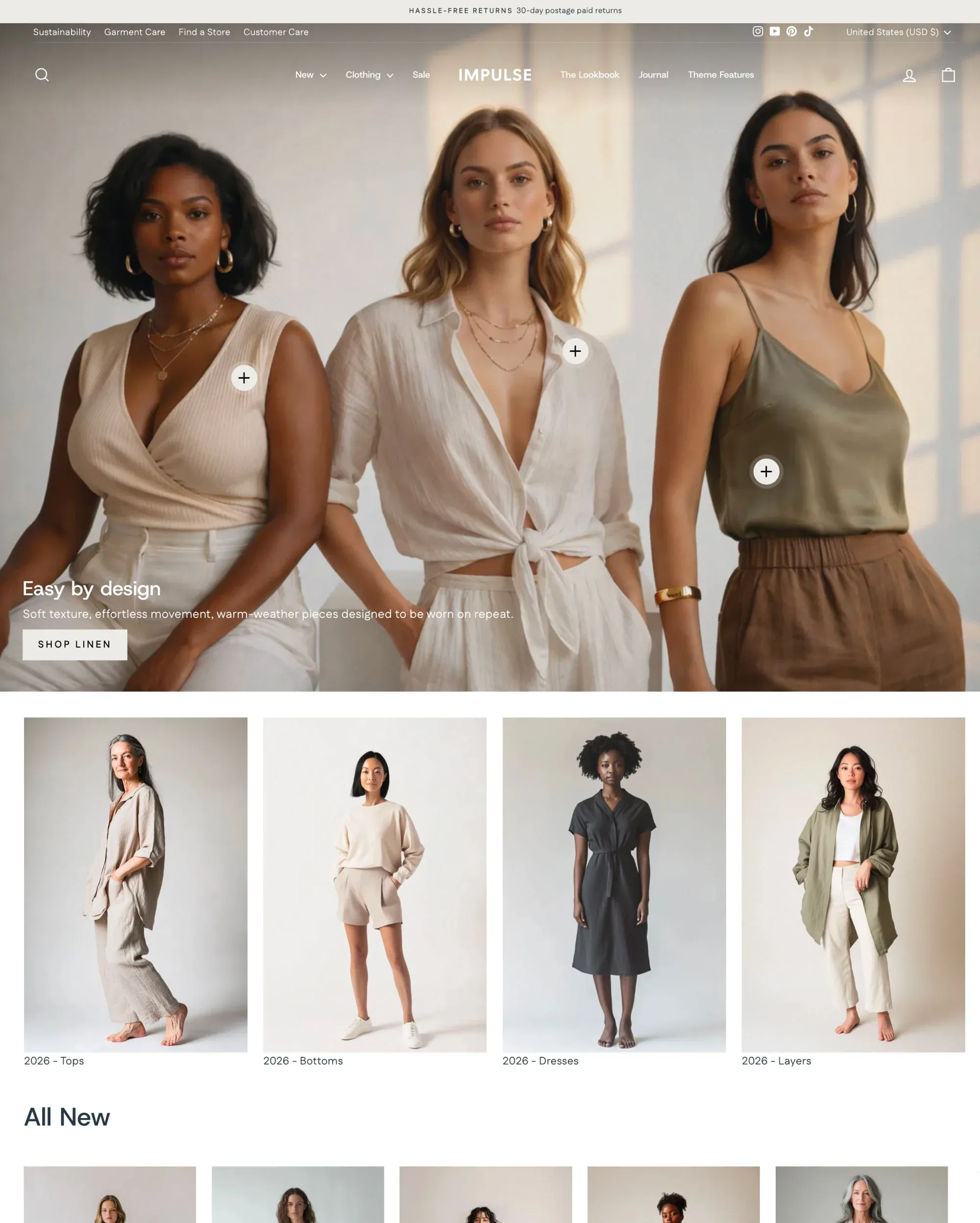 Impulse Theme v3.4.0: Premium E-commerce Shopify Template – High-Conversion Digital Store Bundle