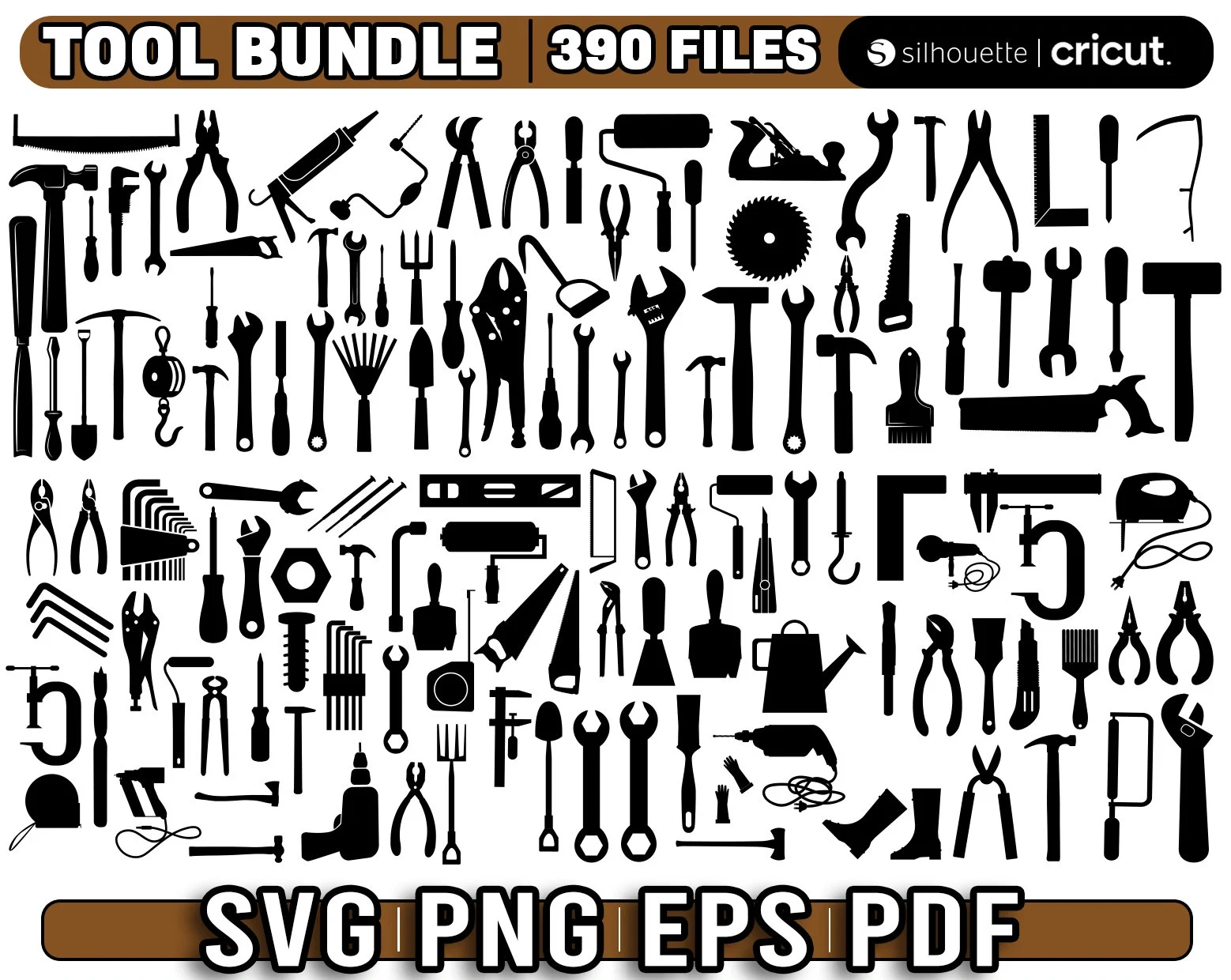 Ultimate Hand Tools SVG Bundle: 50+ High-Resolution Professional Vector Graphics & Icons – Instant Digital Download
