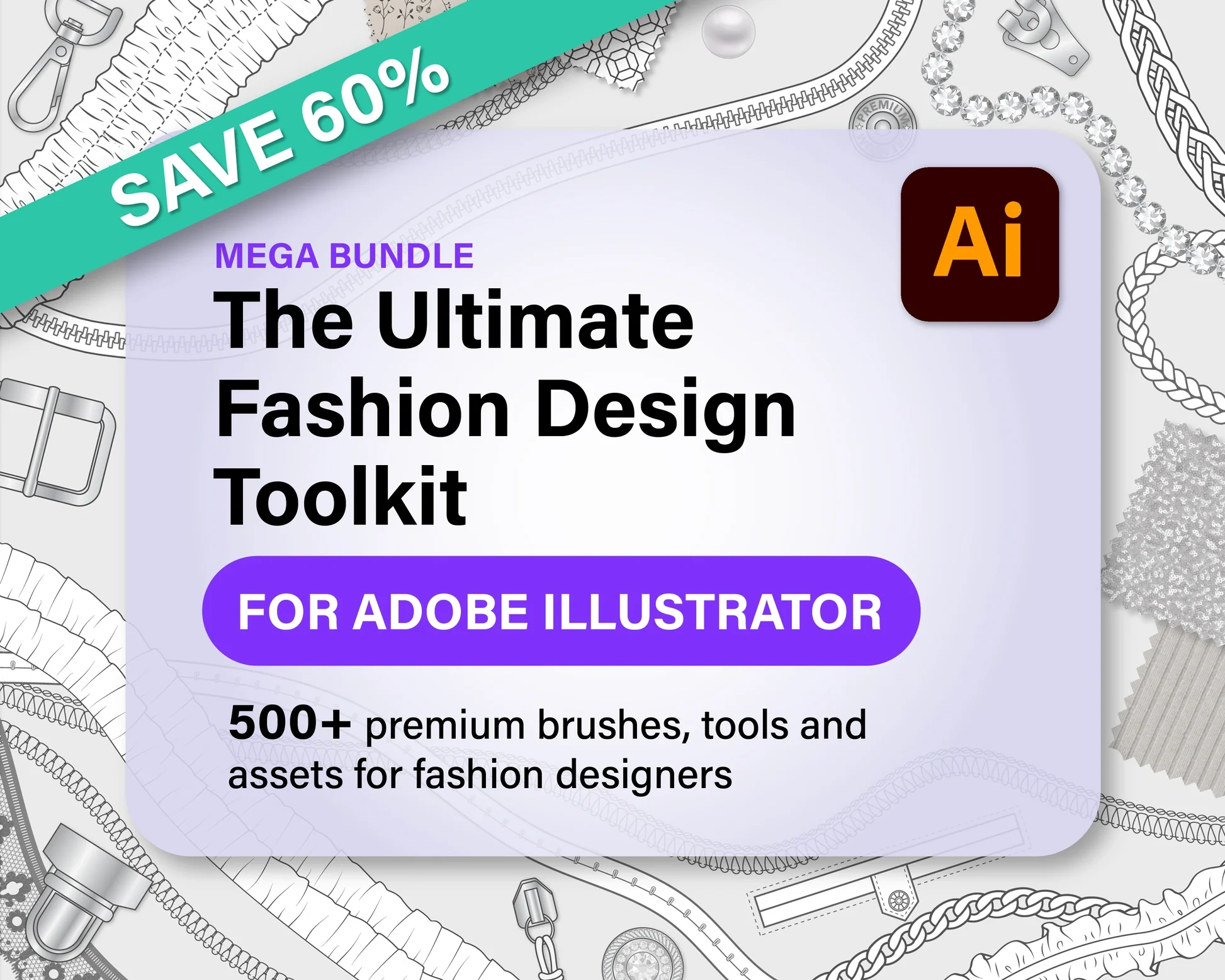 The Ultimate Designer’s Toolkit: 500+ Premium Assets Bundle | Professional Templates & Graphics Digital Download