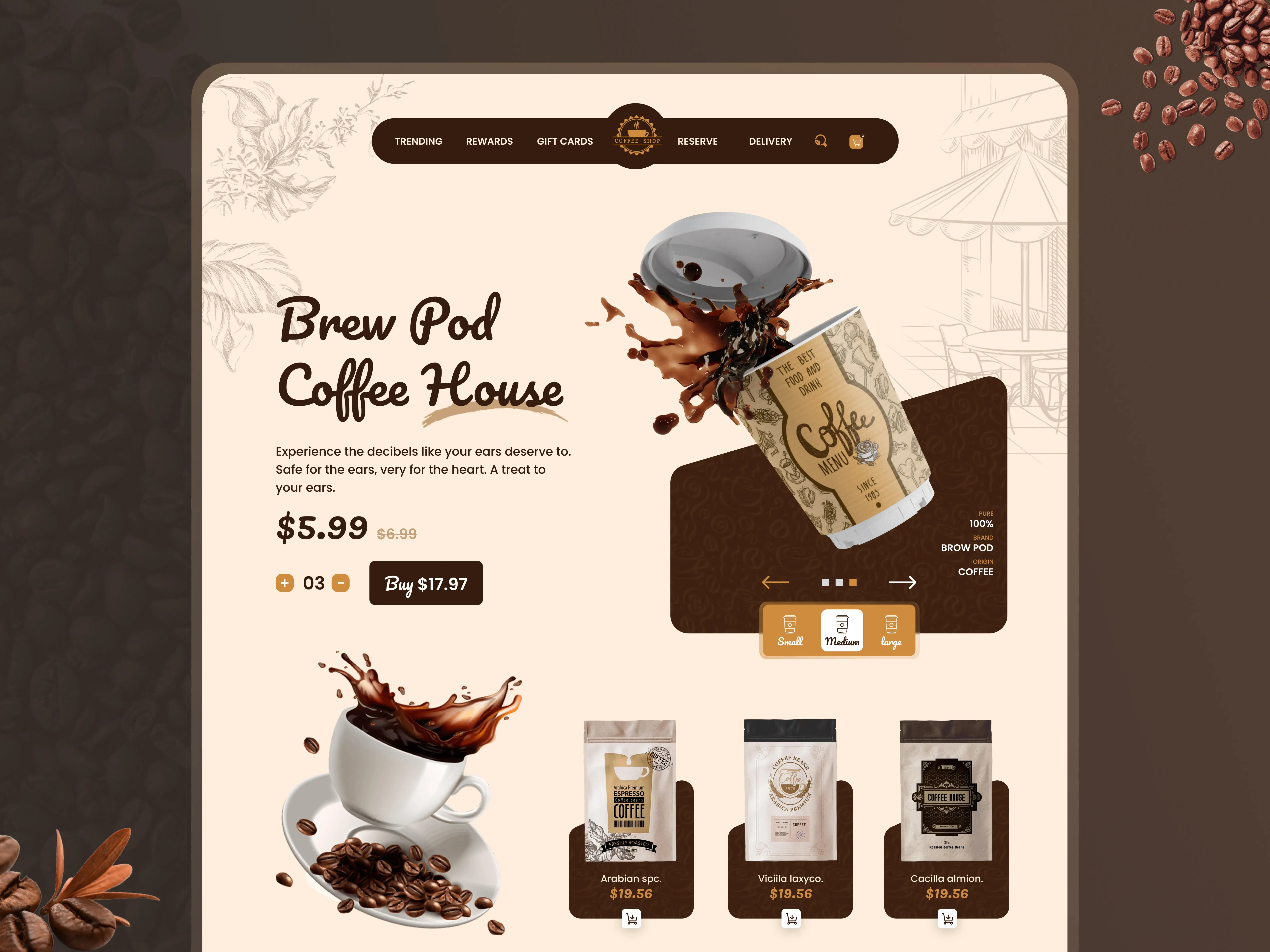 Cozy Coffee Shop Branding Bundle: Editable Digital Template Kit for Home & Lifestyle Brands