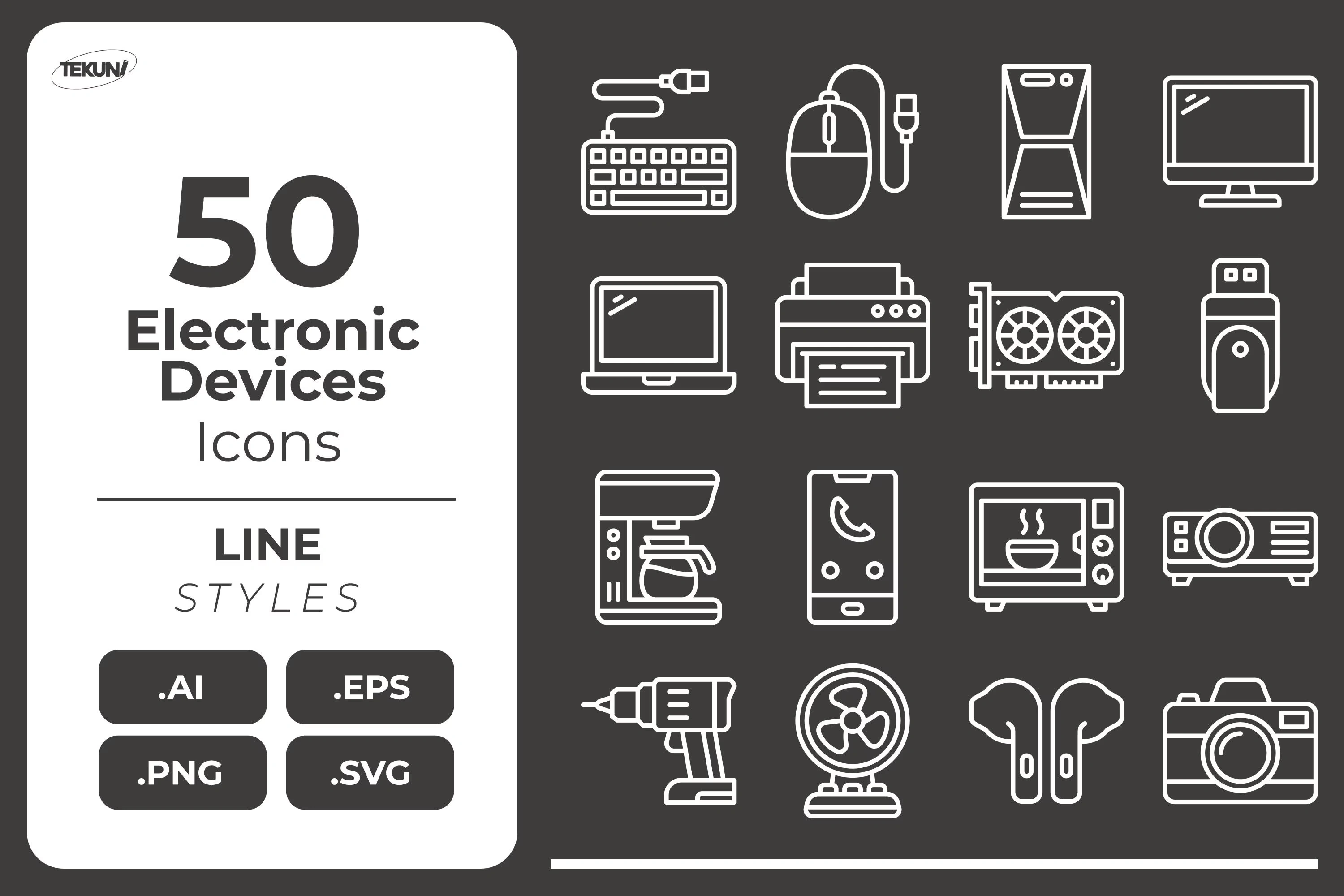 Ultimate Electronics Digital Assets Bundle: 500+ Premium Tech Icons, Circuit SVGs & Gadget Templates (Instant Download)